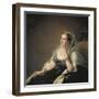 Eugenia, Empress of France, Wife of Napoleon III-Franz Xaver Winterhalter-Framed Art Print