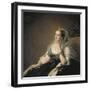 Eugenia, Empress of France, Wife of Napoleon III-Franz Xaver Winterhalter-Framed Art Print