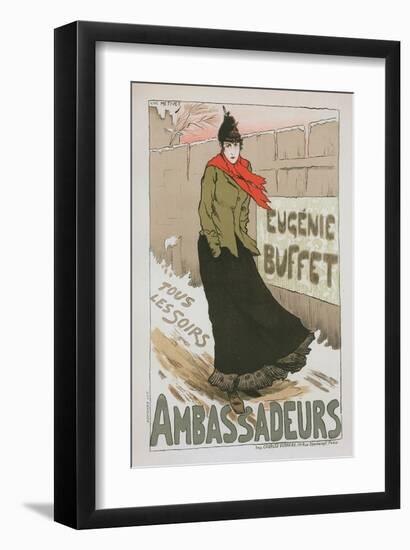 Eugénie Buffet - Ambassadeurs-Lucien Métivet-Framed Art Print