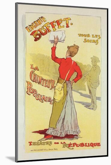 Eugenie Buffet Chanteuse Populaire-Leopold Stevens-Mounted Art Print