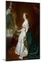 Eugénie de Montijo de Guzman (1826-1920), impératrice des Français - portrait officiel en 1855-Franz Xaver Winterhalter-Mounted Giclee Print