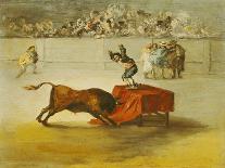 Martincho's Other Folly in the Bull Ring at Saragossa, after a Painting by Goya (1746-1828)-Eugenio Lucas y Padilla-Giclee Print