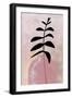 Eui vase with leaves-Rosana Laiz Garcia-Framed Giclee Print