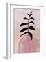 Eui vase with leaves-Rosana Laiz Garcia-Framed Giclee Print