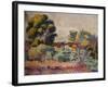 Eukalyptus und Olivenhain. 1907-Henri Edmond Cross-Framed Giclee Print