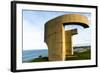 Eulogy of the Horizon by Eduardo Chillida Public Monument in Gijon City Asturias Spain-Carlos Sanchez Pereyra-Framed Photographic Print