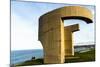 Eulogy of the Horizon by Eduardo Chillida Public Monument in Gijon City Asturias Spain-Carlos Sanchez Pereyra-Mounted Photographic Print