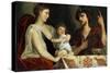 Eumenes and Roxana, 17th Century-Padovanino-Stretched Canvas