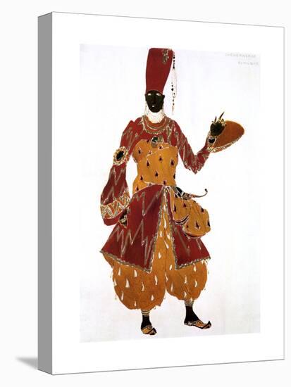 Eunuch Costume Design for the Ballet Scheherazade, 1910-Leon Bakst-Stretched Canvas