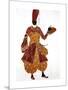 Eunuch Costume Design for the Ballet Scheherazade, 1910-Leon Bakst-Mounted Giclee Print