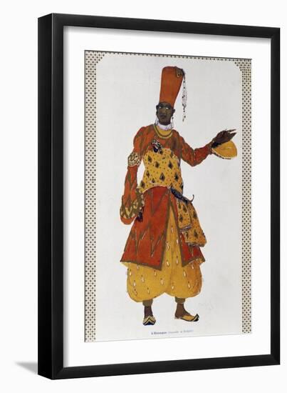 Eunuch, Costume Designed-Leon Bakst-Framed Giclee Print