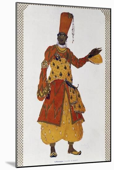 Eunuch, Costume Designed-Leon Bakst-Mounted Giclee Print