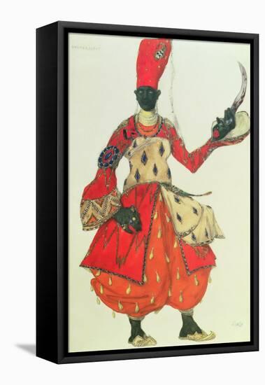 Eunuch Costume from 'Scheherazade' by Rimsky-Korsakov (Design)-Leon Bakst-Framed Stretched Canvas