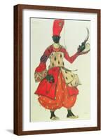 Eunuch Costume from 'Scheherazade' by Rimsky-Korsakov (Design)-Leon Bakst-Framed Giclee Print