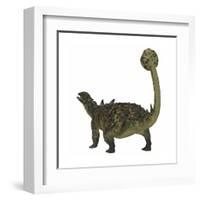 Euoplocephalus Armored Dinosaur from the Cretaceous Period-null-Framed Art Print
