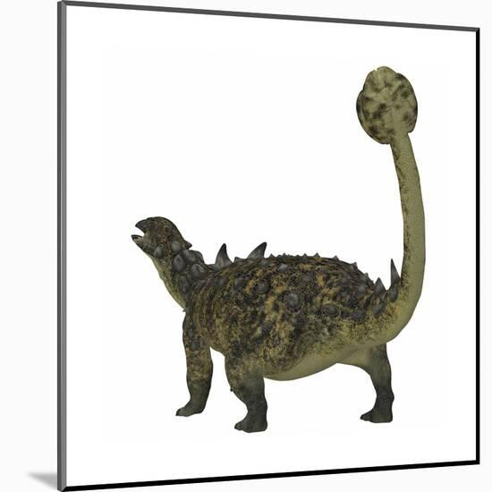 Euoplocephalus Armored Dinosaur from the Cretaceous Period-null-Mounted Art Print