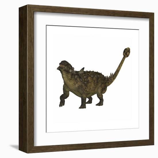 Euoplocephalus Armored Dinosaur from the Cretaceous Period-null-Framed Art Print