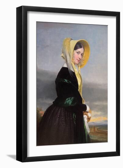 Euphemia White Van Rensselaer, 1842-George Peter Alexander Healy-Framed Art Print