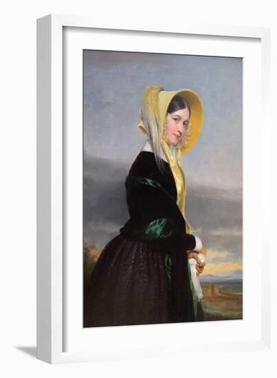 Euphemia White Van Rensselaer, 1842-George Peter Alexander Healy-Framed Art Print