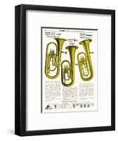 Euphonium (Wurlitzer)-null-Framed Art Print