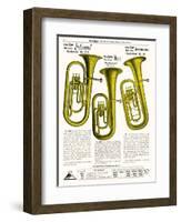 Euphonium (Wurlitzer)-null-Framed Art Print