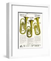 Euphonium (Wurlitzer)-null-Framed Art Print