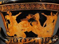 A Musical Contest, Detail from an Attic Red-Figure Calyx-Krater, from Cervetri, circa 510 BC-Euphronios-Stretched Canvas