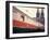 Eurailpass in Europe: Germany's Parsifal Express Speeding Past Cologne Cathedral-Carlo Bavagnoli-Framed Photographic Print