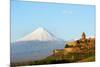 Eurasia, Caucasus Region, Armenia, Khor Virap Monastery; Lesser Ararat Near Mount Ararat in Turkey.-Christian Kober-Mounted Photographic Print