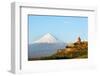 Eurasia, Caucasus Region, Armenia, Khor Virap Monastery; Lesser Ararat Near Mount Ararat in Turkey.-Christian Kober-Framed Photographic Print