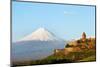 Eurasia, Caucasus Region, Armenia, Khor Virap Monastery; Lesser Ararat Near Mount Ararat in Turkey.-Christian Kober-Mounted Photographic Print