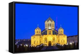 Eurasia, Caucasus Region, Armenia, Yerevan, St Gregory Cathedral-Christian Kober-Framed Stretched Canvas