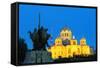 Eurasia, Caucasus Region, Armenia, Yerevan, Statue of St Grigor at St Gregory Cathedral-Christian Kober-Framed Stretched Canvas