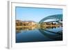 Eurasia, Caucasus Region, Georgia, Tbilisi, Bridge of Peace on Mtkvari River-Christian Kober-Framed Photographic Print