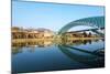 Eurasia, Caucasus Region, Georgia, Tbilisi, Bridge of Peace on Mtkvari River-Christian Kober-Mounted Photographic Print