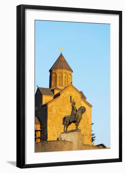 Eurasia, Caucasus Region, Georgia, Tbilisi, Metekhi Church-Christian Kober-Framed Photographic Print