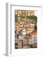 Eurasia, Caucasus Region, Georgia, Tbilisi, Old Town and Minaret of Tbilisi Mosque-Christian Kober-Framed Photographic Print