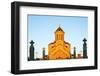 Eurasia, Caucasus Region, Georgia, Tbilisi, Tbilisi Sameda Cathedral-Christian Kober-Framed Photographic Print