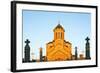 Eurasia, Caucasus Region, Georgia, Tbilisi, Tbilisi Sameda Cathedral-Christian Kober-Framed Photographic Print