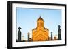 Eurasia, Caucasus Region, Georgia, Tbilisi, Tbilisi Sameda Cathedral-Christian Kober-Framed Photographic Print