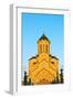 Eurasia, Caucasus Region, Georgia, Tbilisi, Tbilisi Sameda Cathedral-Christian Kober-Framed Photographic Print