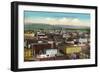 Eureka, California - Panoramic View of Town-Lantern Press-Framed Art Print