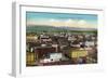 Eureka, California - Panoramic View of Town-Lantern Press-Framed Art Print