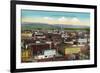 Eureka, California - Panoramic View of Town-Lantern Press-Framed Art Print