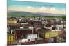 Eureka, California - Panoramic View of Town-Lantern Press-Mounted Art Print