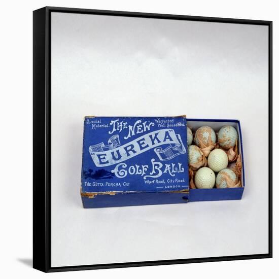 Eureka golf ball box, made by the Gutta Percha Co, London, c1898-Unknown-Framed Stretched Canvas
