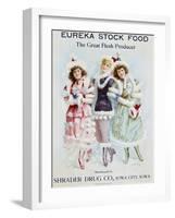 Eureka Stock Food: the Great Flesh Producer Advertising Poster-null-Framed Giclee Print