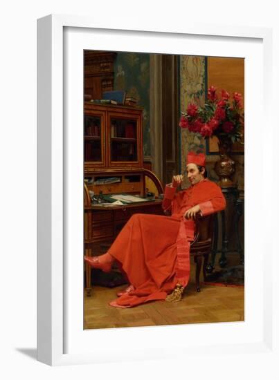 Eureka-Jean Georges Vibert-Framed Art Print