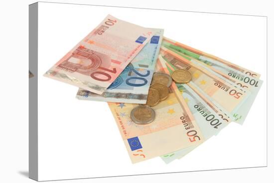 Euro Banknotes and Euro Cents-Yastremska-Stretched Canvas