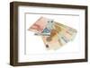 Euro Banknotes and Euro Cents-Yastremska-Framed Photographic Print